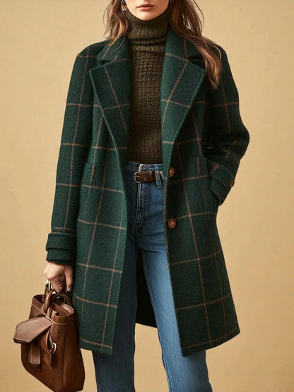 CORALIE CHECKERED COAT
