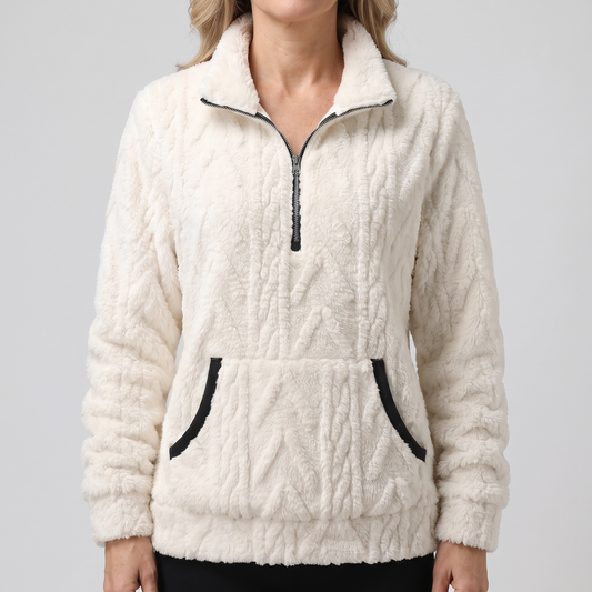 KELORA QUARTER-ZIP SWEATER