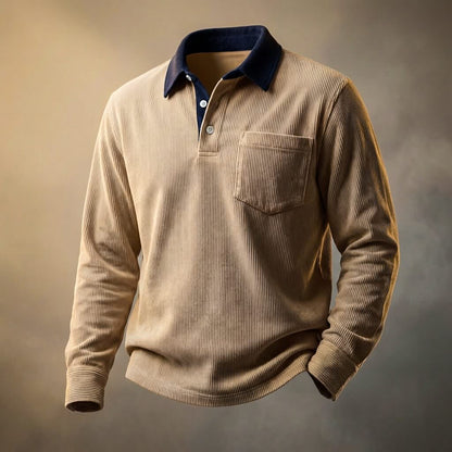 ROWLEY CORDUROY POLO SHIRT