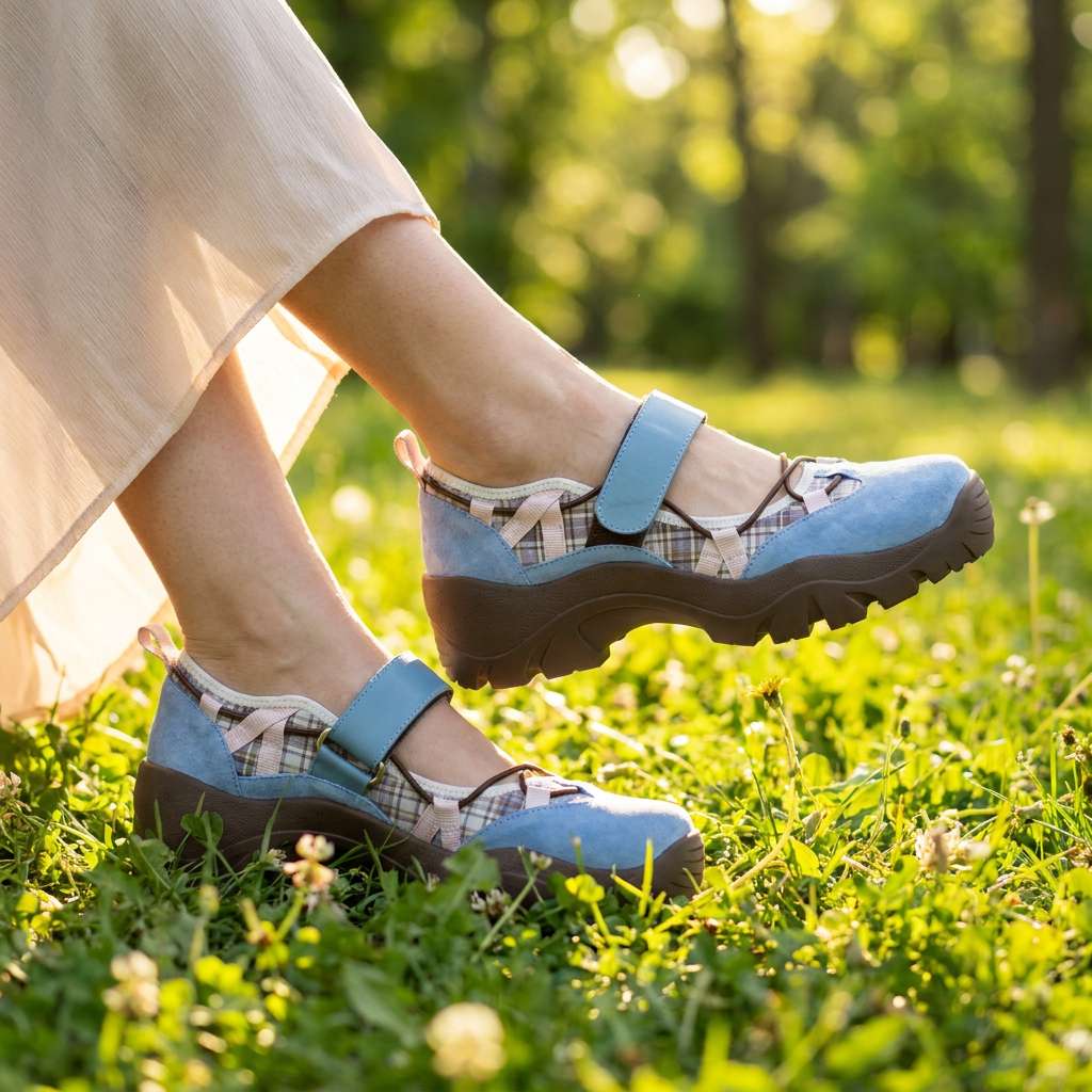 LOTTIE CHIC CROSS-STRAP SANDALS