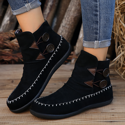 ANABELLE BUTTON BOOTS