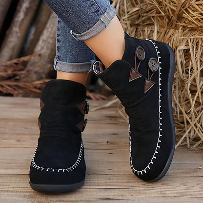 ANABELLE BUTTON BOOTS