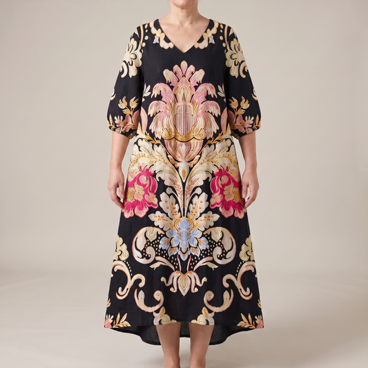 MARIS FLORAL ELEGANCE DRESS