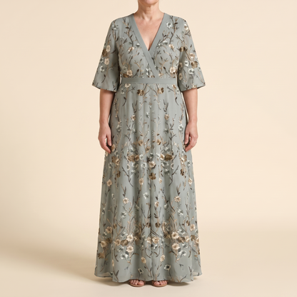 MARISA ELEGANT FLORAL DRESS