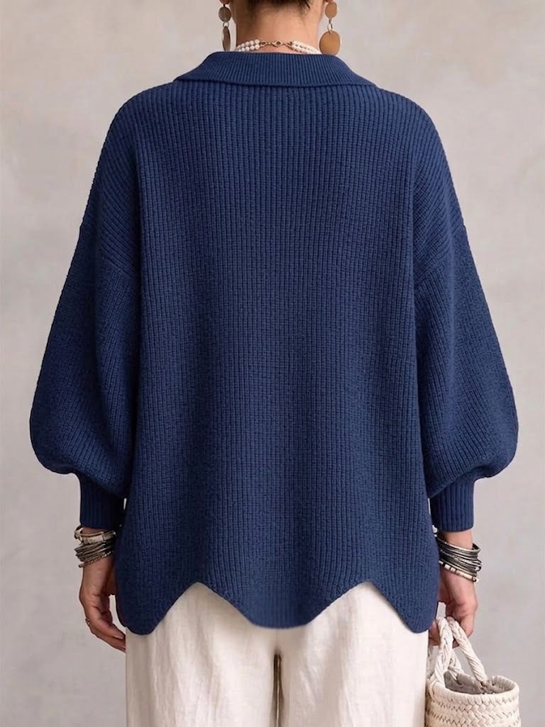 REFINED LAYER KNIT CARDIGAN