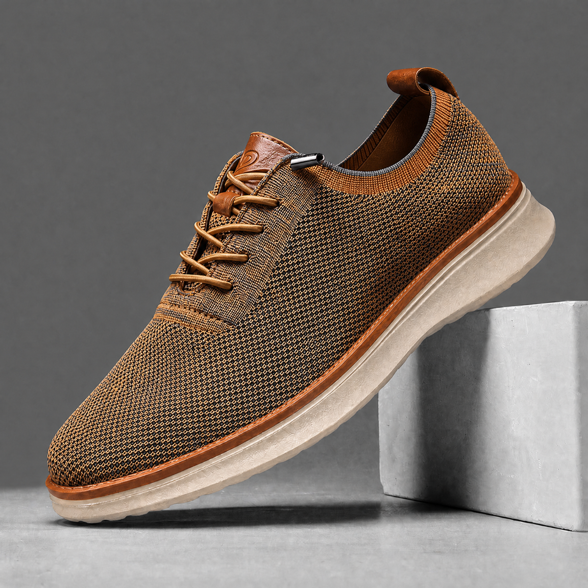 KNIT LACE COMFORT TRAINERS