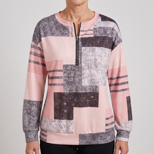 ROWAN COSY ZIP SWEATER