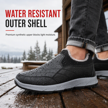 FLEECE LINED WINTER SLIP-ONS