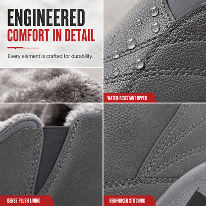 FLEECE LINED WINTER SLIP-ONS