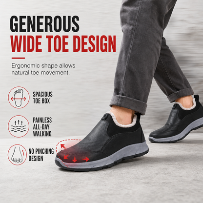 FLEECE LINED WINTER SLIP-ONS