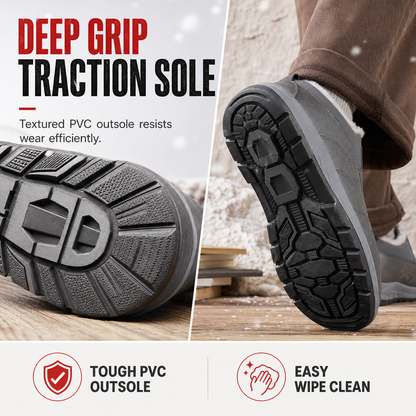 FLEECE LINED WINTER SLIP-ONS