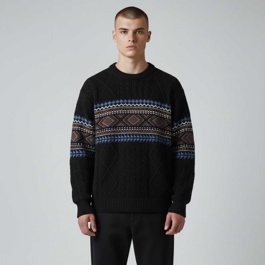 ARVID NORDIC KNIT SWEATER